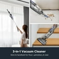 thumbnail image 5 of Corded Stick Vacuum Cleaner for Home Pet Hair, Lightweight Stick Vacuum Cleaner with Powerful Suction for Carpet Tile and Hard Floor, Blue, 3-in-1 Handheld Vac NES312, 5 of 6