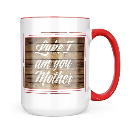 

Neonblond Painted Wood Luke I am you Mother Mug gift for Coffee Tea lovers