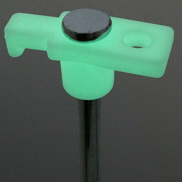 8 Pack Heavy Duty 10" Tent Stakes Glow-in-the-Dark! 