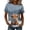 E-Multicolor, variant on CLOISE Womens Graphic T Shirts Plus Size Christmas Santa Claus Crew Neck Pullover Short Sleeve Tee Tops Slim Funny Holiday Photos Clothing S