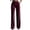 Pink, variant on VBVC Women's Velvet Wide Leg Dressy Pants , Slim High Waisted Trousers For Women , Ladies' Elegant Workwear Party Bottoms with Pockets, Black , S-3XL