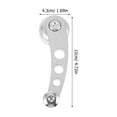 thumbnail image 2 of Zehuanyu 2 Pcs Cable Pulley Winch Car Window Handle 12.00X4.30X3.70CM Silver, 2 of 8