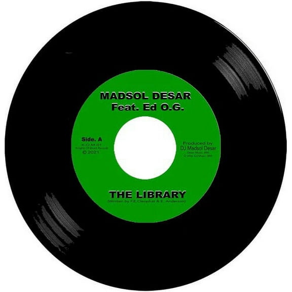 Madsol Desar - The Library feat. Edo G - Music & Performance - Vinyl [7-Inch]