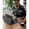 thumbnail image 2 of CHESONA pour iPad 9e Génération Étui avec Clavier, Rétroéclairé 7 Couleurs, Pavé Tactile Multi-Touch, Porte-Crayon Intégré, 2 Canaux Bluetooth, Support à Rabat Clavier, 2 of 7