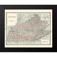 thumbnail image 2 of Rathbun 24x20 Black Modern Framed Museum Art Print Titled - Kentucky, Tennessee - Rathbun 1893, 2 of 5
