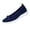 Blue, variant on Womens Breathable Knit Mesh Slip On Loafers Casual Bow Ballet Flats Shoe Comfortable Round Toe Lightweight Orthopedic Low Top Nurse Walking Shoe Black