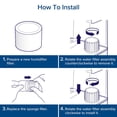 thumbnail image 2 of Filtros de Repuesto LEVOIT Blanco Captura Partículas para Humidificador de Relleno Superior, 2 of 8