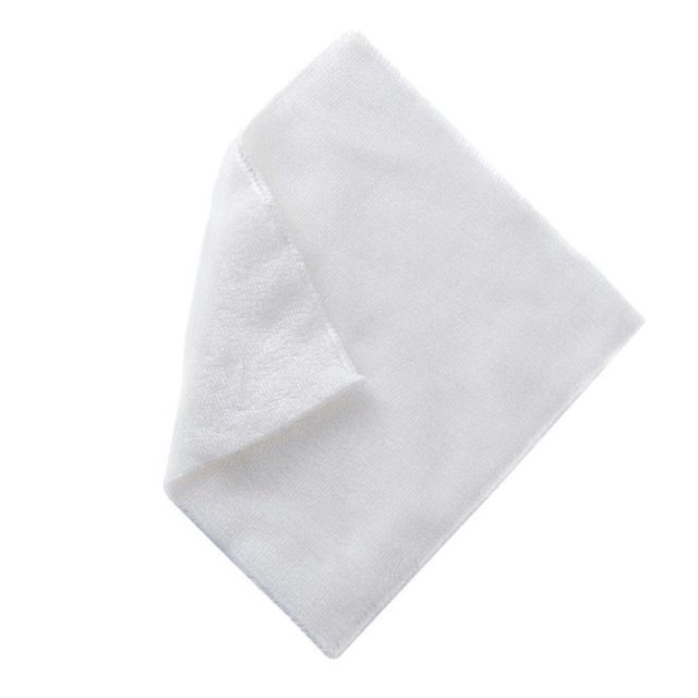 Bamboo Fiber Kitchen Cloths For Home Cleaning Large Size White Multi Purpose Cleaning Water Absorbency 3Pcs