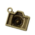 thumbnail image 3 of GUOOL 6x10Pcs Antique Brass Charms Pendant Finding Jewelry Making DIY Craft Camera, 3 of 9