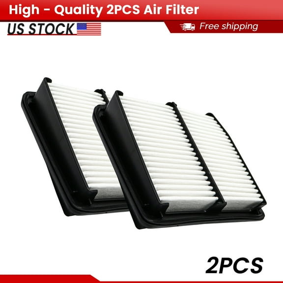 ACB ZONE 2 x Engine Air Filter for Acura TSX 2009-2014 L4 2.4L, OEM Engine Air Filter (CA10802)