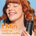 thumbnail image 4 of 1 Water flosser, travel water flosser stick, cordless mini water cleaning stick, collapsible water tank, 7 waterproof flossing stick, suitable for braces and sensitive teeth care, black, 4 of 4