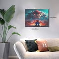 thumbnail image 2 of Lsque Mario Pattern Canvas Decorative Picture – 30x40in Premium Wall Art, Modern Canvas Print for Home Decor（Horizontal）, 2 of 6