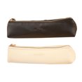 thumbnail image 1 of Estuche de cuero para lápices y bolígrafos, 2 piezas, bonito estuche delgado para lápices, pequeño estuche para lápices, bonito estuche de papelería, bolso cosmético portátil, bolsa con cremallera, 1 of 8