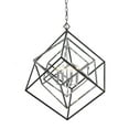 thumbnail image 3 of 4 Light Chandelier In Linear Style 29.5 Inches Wide By 31.5 Inches High-Olde Brass/Bronze Finish    -Traditional Installation Z-Lite 457-4Obr-Brz, 3 of 4