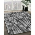 thumbnail image 2 of Ahgly Company Indoor Rectangle Patterned Dark Gray Area Rugs, 2' x 4', 2 of 6