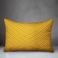 thumbnail image 2 of Creative Products Yellow Chevron 14x20 Spun Poly Pillow, 2 of 2