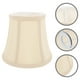 thumbnail image 3 of Pantalla de lámpara tipo barril con clip para lámpara de pie y de mesa, hecha a mano en tela natural beige, 3 of 8