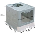 thumbnail image 3 of Caja de arena para gatos Xxl, casa de baño para gatos, caja de arena cerrada antiolor, tamaño grande con cajón de filtro y pala 51, 3 of 6