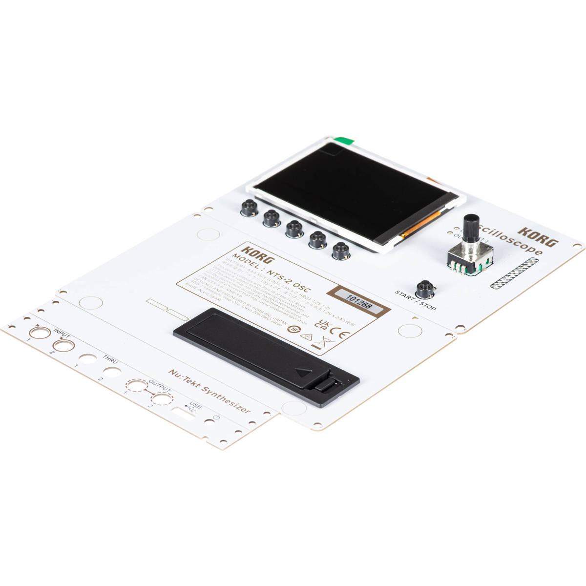 Korg Nu:Tekt NTS-2 Oscilloscope DIY Kit, White