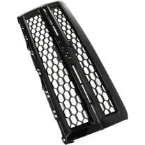 ALL-CARB Front Upper Bumper Grille Gloss Black Honeycomb Replacement for Silverado 1500 LT LTZ WT 2014-2015