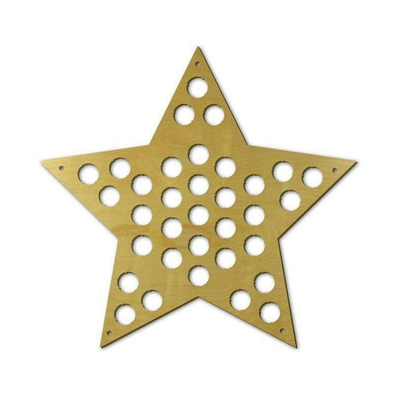 Torched Star Beer Cap Holder Wall Mount Display Decor Default Title
