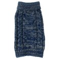 thumbnail image 1 of Pet Life Classic True Blue Pet Sweater - Suéter De Punto Para Perro Con Cuello De Tortuga, Ropa De Invierno Para Perros Diseñada Para Mantener El Calor, 1 of 1