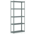 thumbnail image 1 of Costway 1 PCS Étagère de Rangement Robuste à 5 Niveaux Étagère Utilitaire de Rangement avec Dispositif Anti-Basculement Gris, 1 of 10