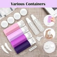 thumbnail image 3 of MateeyLife 17PCS Travel Bottles for Toiletries, TSA Approved Travel Size Containers, Leak Proof Travel Containers for Toiletries, Silicone Travel Kit for Shampoo, Conditioner, Lotion & Creams Purple, 3 of 7