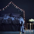thumbnail image 3 of Boreal Craft Short Strand Christmas Lights Wire 100 Mini Lights Christmas Lights Incandescent Outdoor Independence Day LED String Lights Flag Lights Battery Powered String Lights Bedroom, 3 of 6