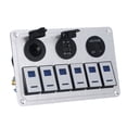 thumbnail image 2 of Panel de interruptor impermeable para coche panel de interruptor basculante ON OFF voltímetro digital DC12V o DC24V para RV ANGGREK Otros, 2 of 8