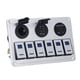 thumbnail image 2 of Panel De Interruptor Basculante, Panel De Interruptor Impermeable Para Coche, Luz De Fondo Azul, Voltímetro Digital ON OFF DC12V O DC24V Para RV, 2 of 7