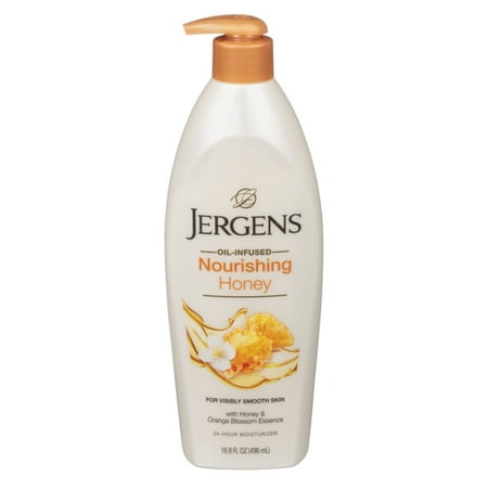 Jergens Nourishing Honey 16.8oz Dry Skin Moisturizer (Pack of 3)