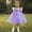 Purple, variant on Fesfesfes Girls' Embroidered Flower Suspender Dress Summer Fashion Mesh Dresses with Flying Sleeves,Boho Sundress,Cute Mid-Thigh Length Party Outfit(Blue,0-1 Years)