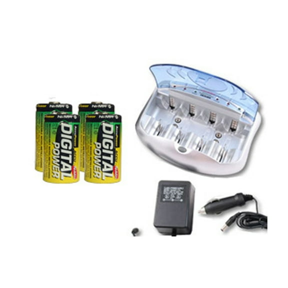 V-2299 Smart Charger   4 C AccuPower NiMH Batteries (6000 mAh)