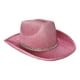 thumbnail image 1 of Sombrero de vaquero jinwen de fiesta elegante rosa, 1 of 8