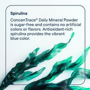 Trace Minerals ConcenTrace Daily Mineral Powder Supports Energy & Digestion - 60 Servings