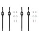 thumbnail image 1 of 4 Piezas de Eje de TransmisióN de Eje Delantero de Metal de Acero CVD para Axial SCX10 II 90046 1/10 RC Crawler Car AR44 Axle Upgrade Parts, 1 of 5