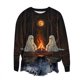 thumbnail image 4 of Ailaofu Spooky Season Sweatshirts Halloween Sweatshirt Women - Halloween Graphic Crewneck Tops Casual, 4 of 5