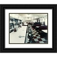 thumbnail image 1 of Sommers, Mindy 24x20 Black Ornate Wood Framed with Double Matting Museum Art Print Titled - American Diner, 1 of 4