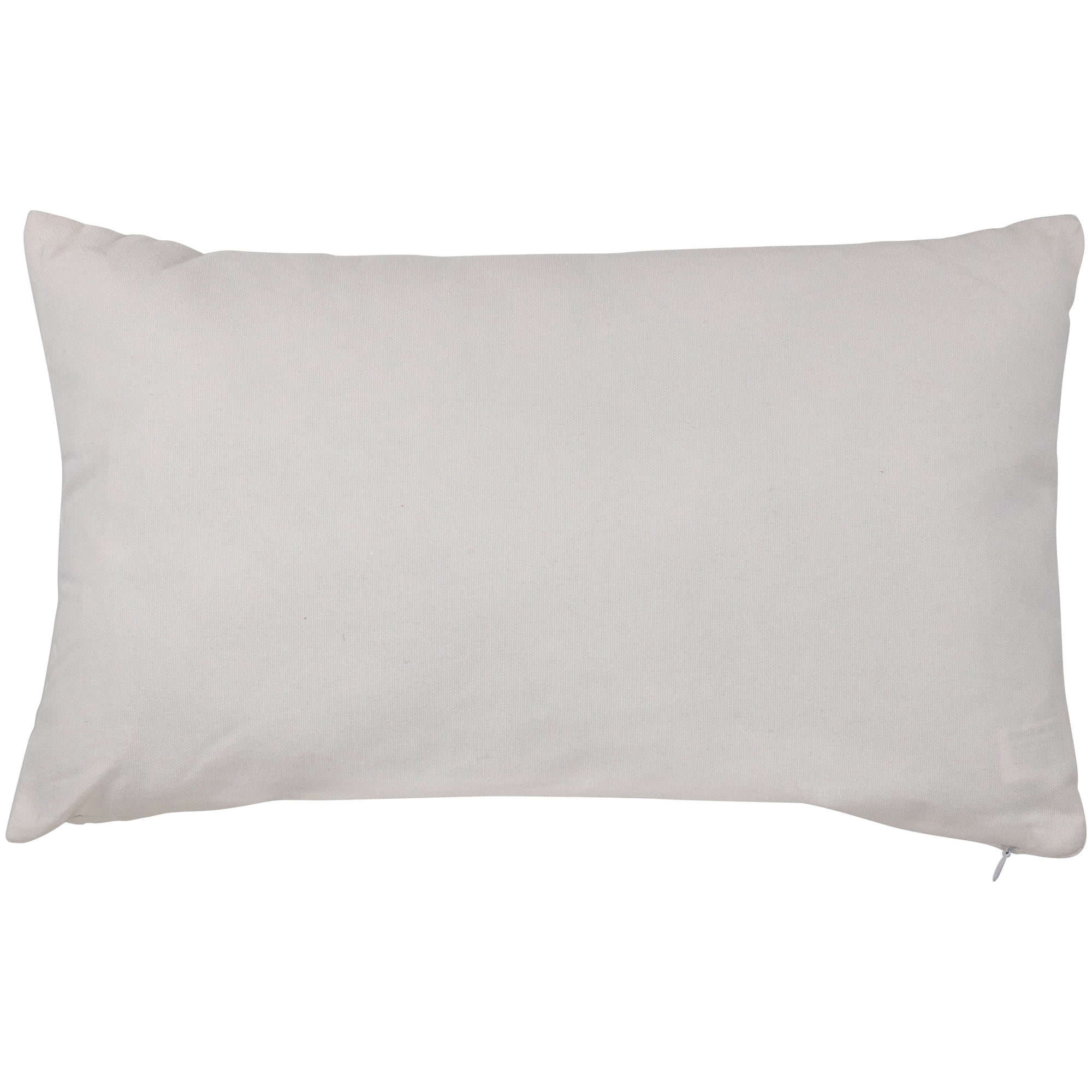 Embroidered "Joyful" Rectangular Christmas Throw Pillow - 19" - Red and White