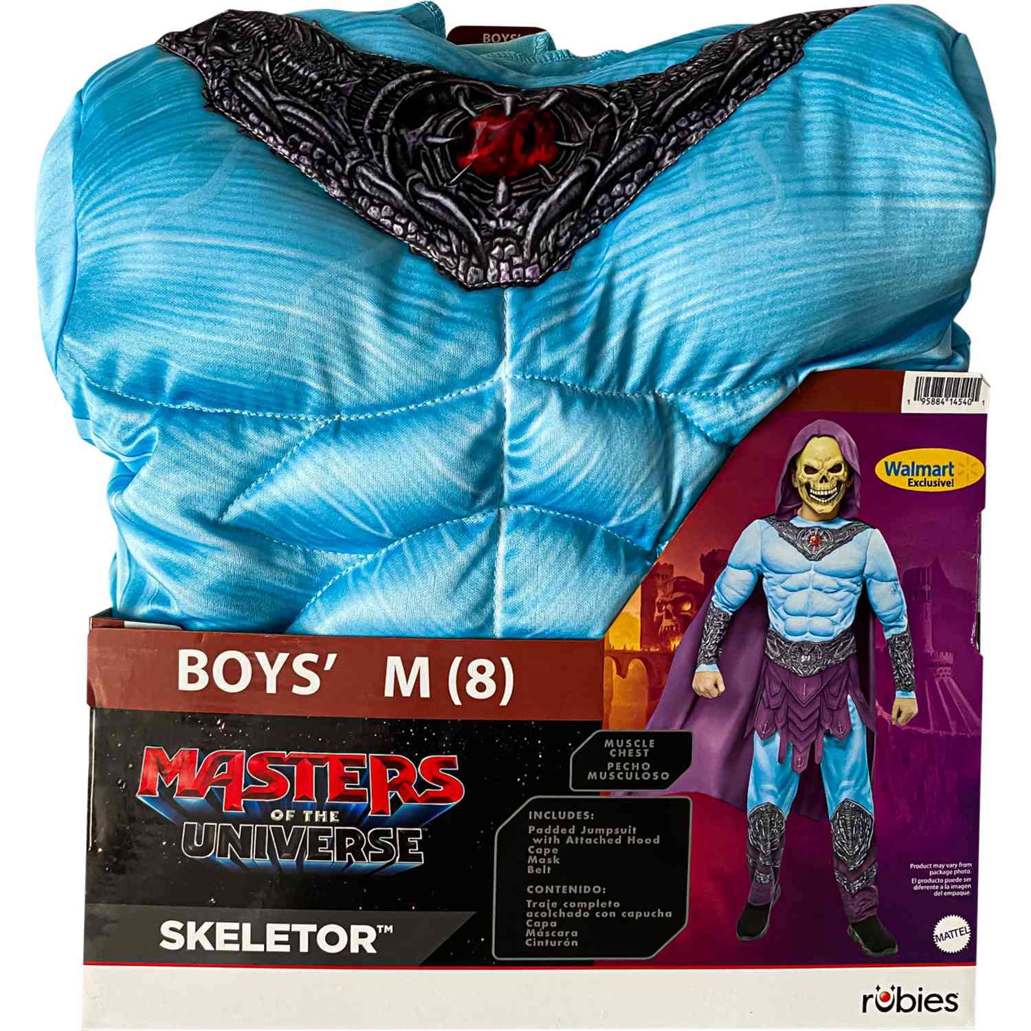 He-Man and The Masters of the Universe, Skeletor Halloween Costume for Children, Boy's Size S (6/7), by Rubies