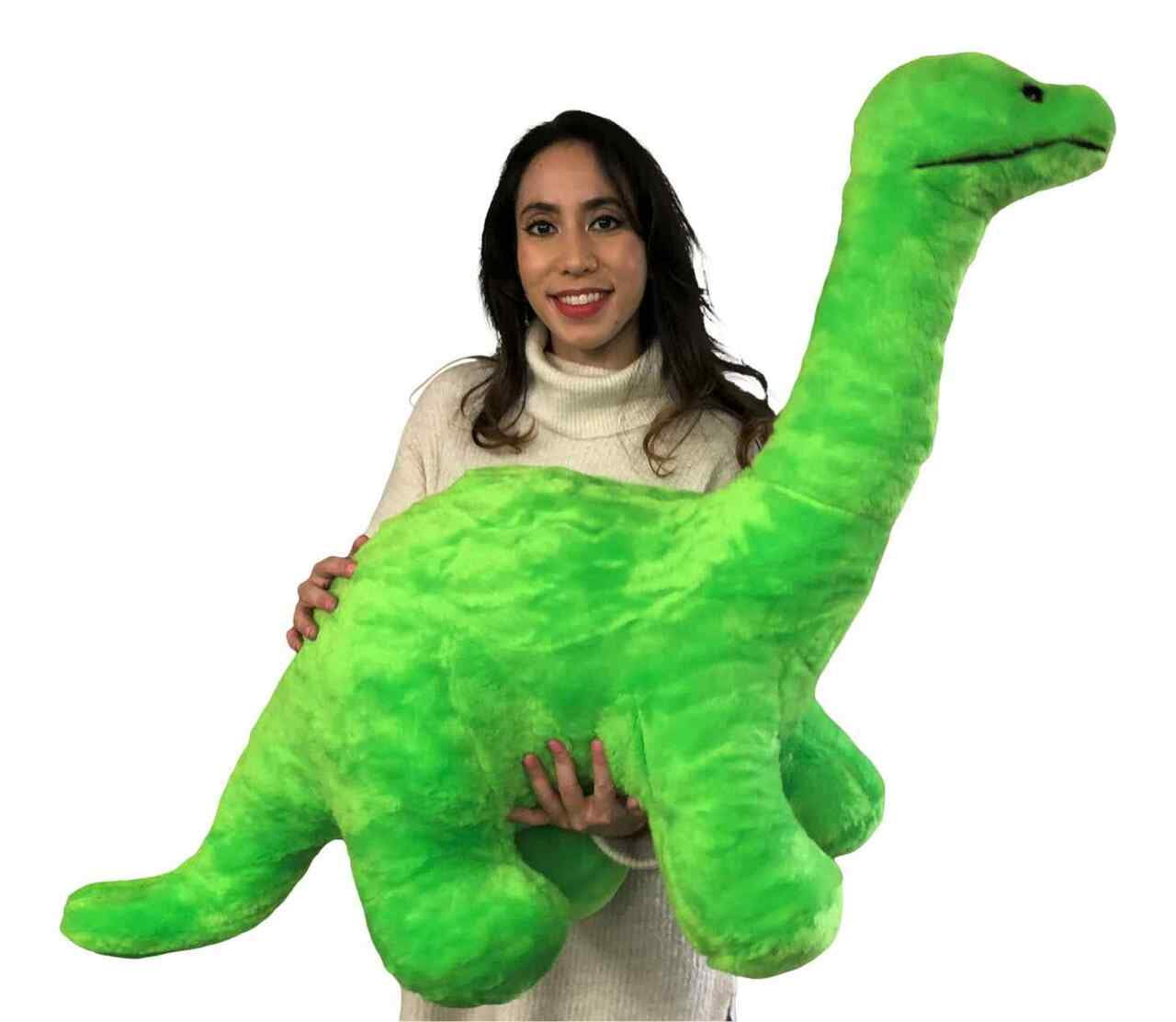 Brontosaurus Dino;  New Handmade; Approximately 12 tall; New color options; Stuffed; Soft; Durable; Great gift for all ages;