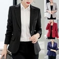 thumbnail image 5 of XFLWAM Women's Professional Slim Fit Blazer Long Sleeve Notch Collar Suit Jackets Casual Business Office Work Blazers Black XXL, 5 of 5