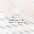 thumbnail image 5 of Noble Linens Rose Desert Stripe Reversible 3-Piece Duvet Cover Set, King/Cal King, 5 of 11