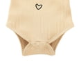 thumbnail image 5 of Lovebay Toddler Baby Girl Summer Outfits Set Tops Bodysuit +Shorts+Headband for 0-2T, 5 of 6