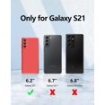 thumbnail image 6 of 3 in 1 for Samsung Galaxy S21 Case, with 2 Pack Screen Protector, with Full Camera Cover Protection，Liquid Silicone Slim Shockproof Protective Phone Case 6.2 inch (Red)……, 6 of 12