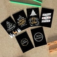 thumbnail image 4 of Agiferg 6PC Christmas Thank You Card DIY Creative Blessing Gift Message Card Universal Card, 4 of 8