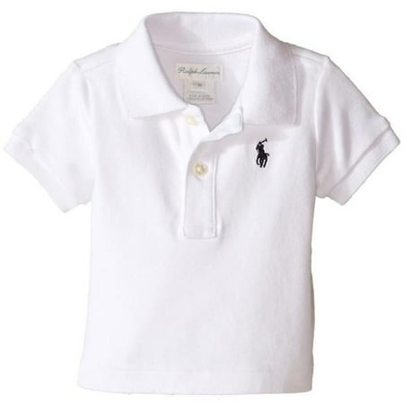 Ralph Lauren Classic White Baby Boy Polo Shirt 6M