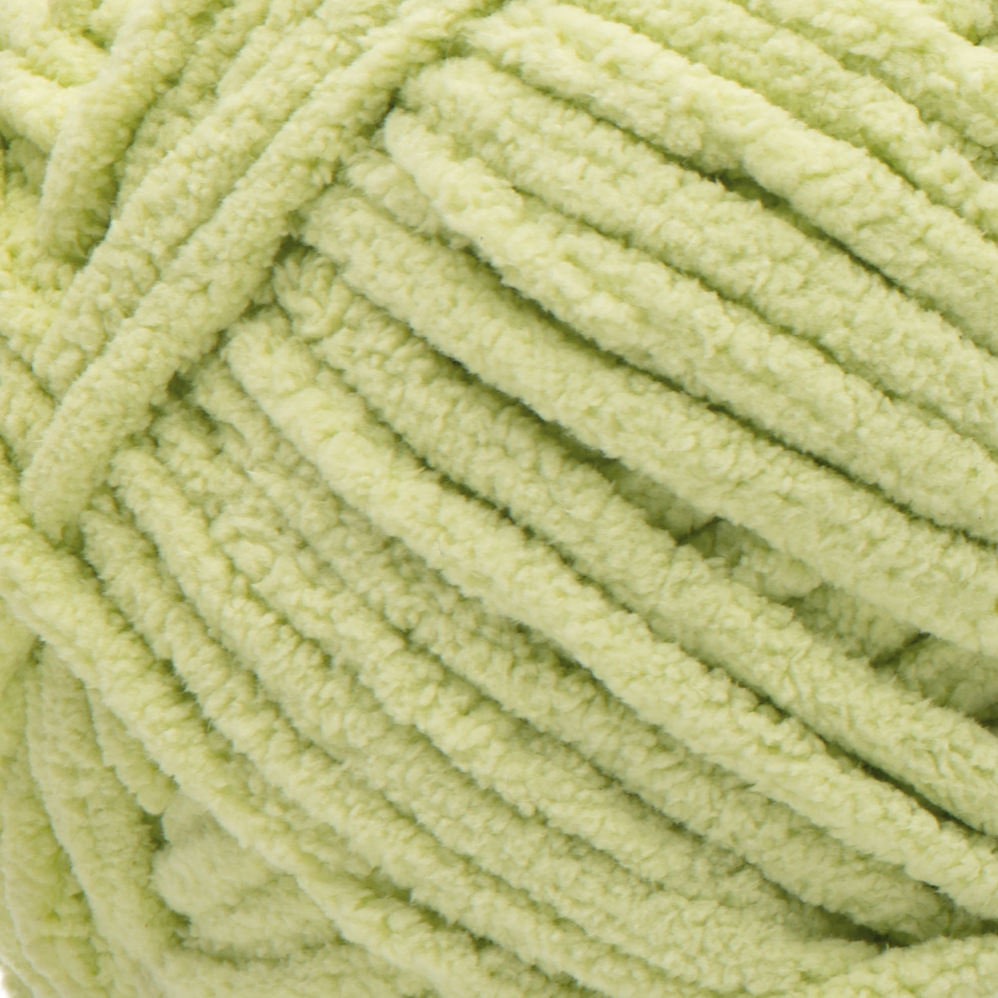 Bernat® Baby blanket™ #6 Super Bulky Polyester Yarn, Lemon lime 10.5oz/300g 220 Yd (2pk)