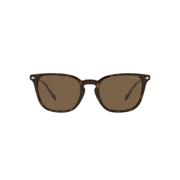 Vogue Eyewear Men's VO5431S Square Sunglasses, Dark Havana/Dark Brown, 52 mm